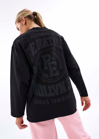 PE Nation Sideout Long Sleeve Top - Black
