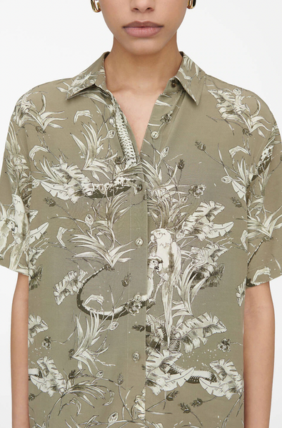 Anine Bing Bruni Shirt Tropical Maple