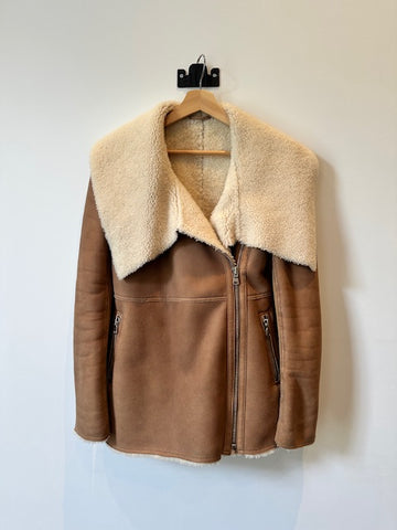 Scanlan Theodore Shearling Jacket Tan