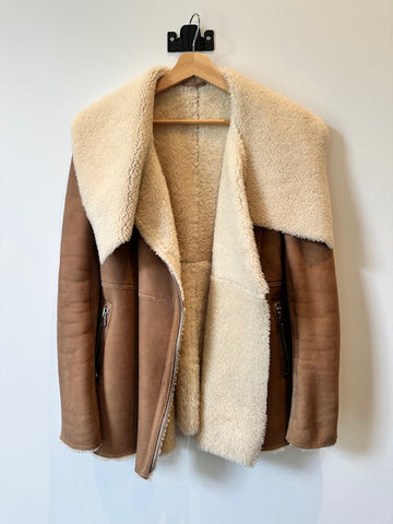 Scanlan Theodore Shearling Jacket Tan