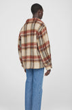 Anine Bing Flynn Jacket - Oatmeal Plaid