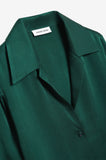 Anine Bing Mylah Shirt - Emerald Green