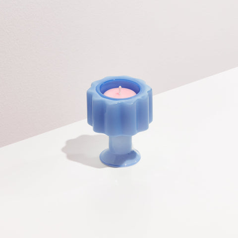 Fazeek Wave Candle Holder - Blue