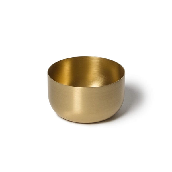 Lightly Small Brushed Brass Bowl
