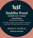 Leif Buddha Wood Hand Balm 500ml