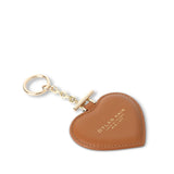 Dylan Kain Heart Keychain Tan Light Gold