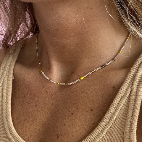 Athena+Co Bronze G Necklace