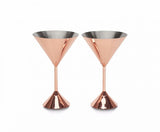 Tom Dixon Plum Martini Glasses - set of 2
